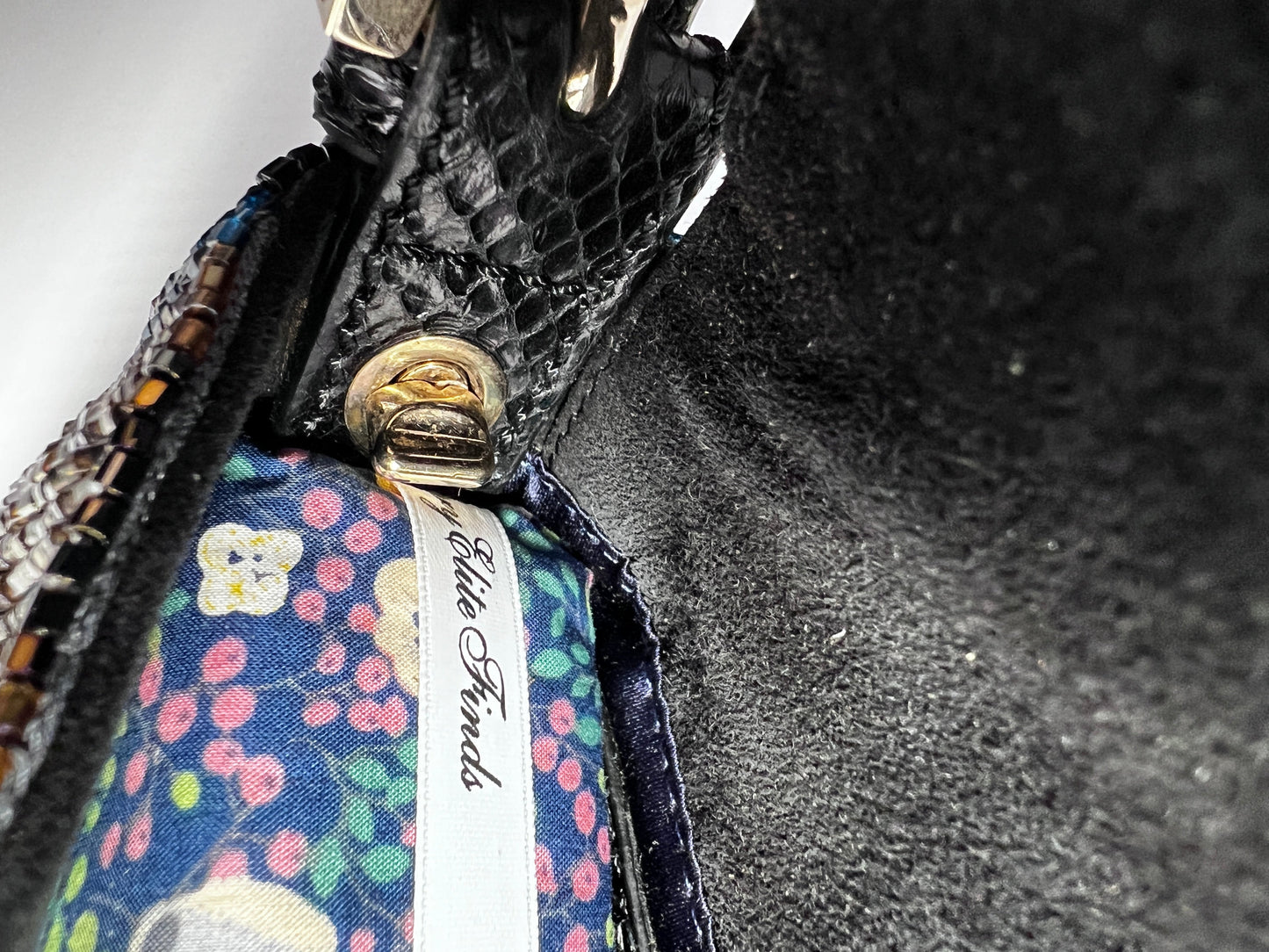 Fendi colorful FF beaded baguette