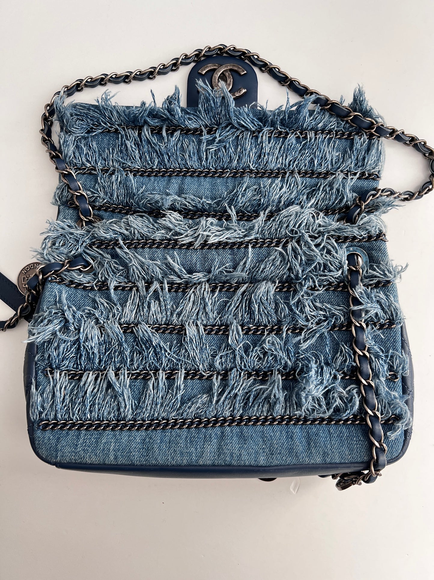 Chanel Paris-Dubai denim flap bag