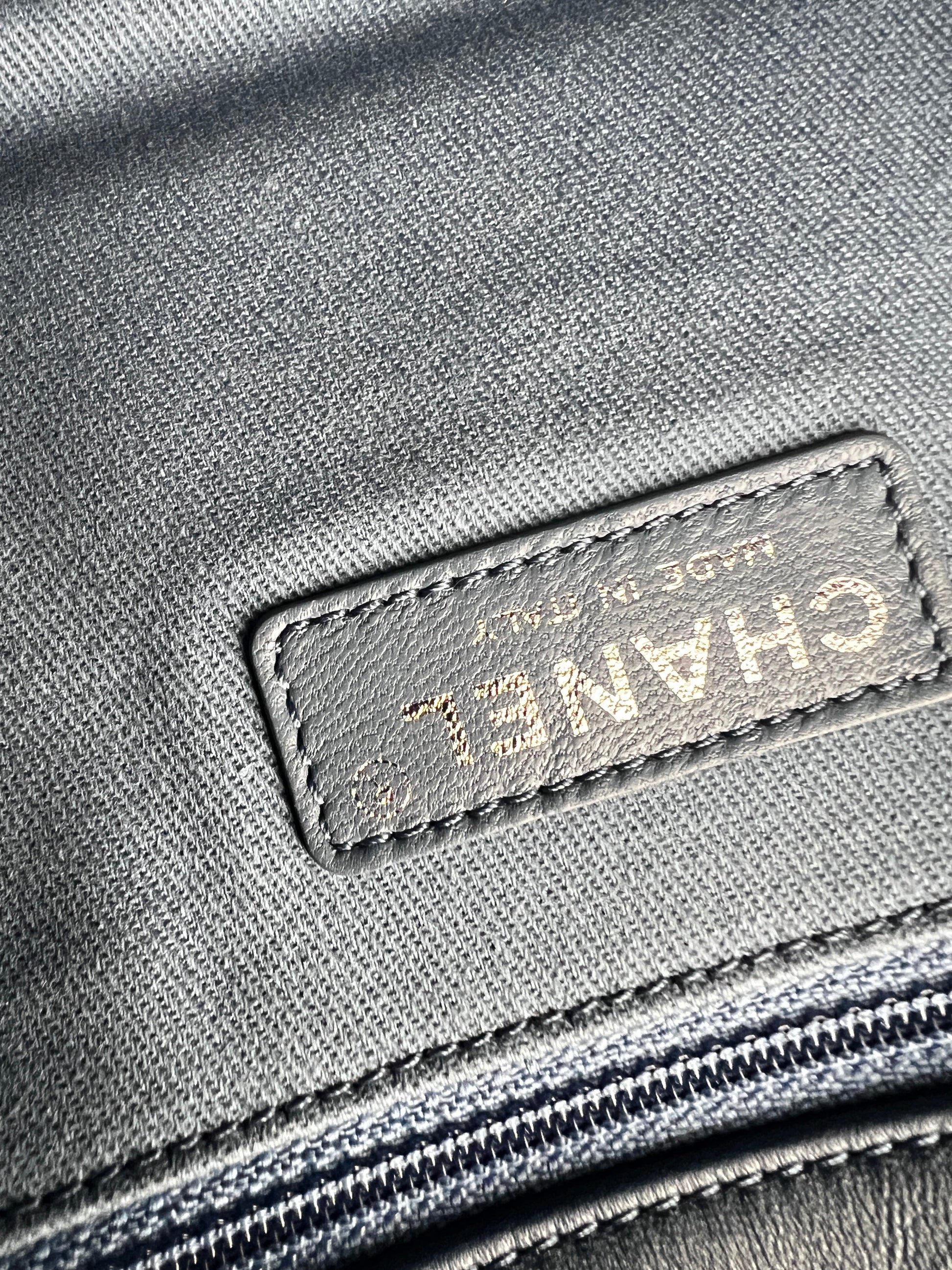 Chanel Paris-Dubai denim flap bag