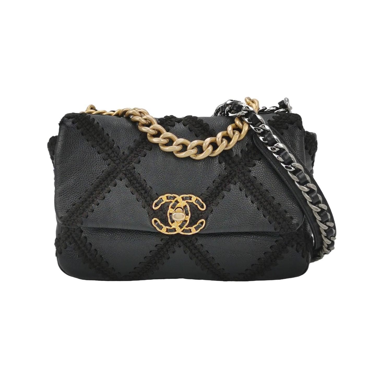 19Bag Small quilted CC turn-lock