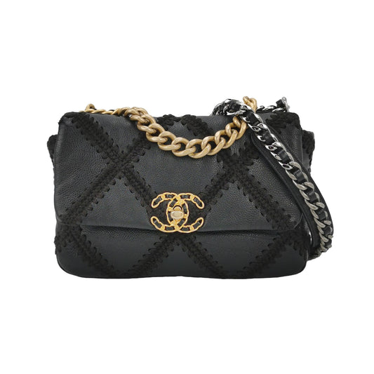 19Bag Small quilted CC turn-lock