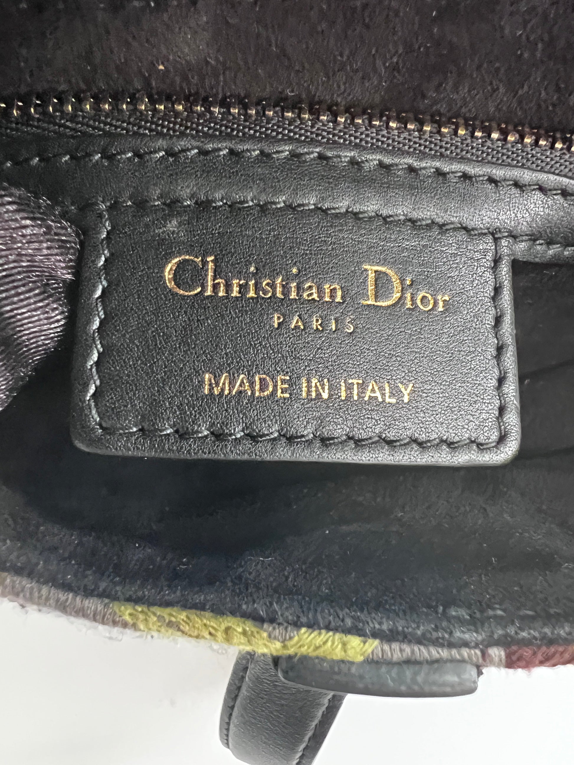 Dior new style beaded saddle bag from 2018 collection