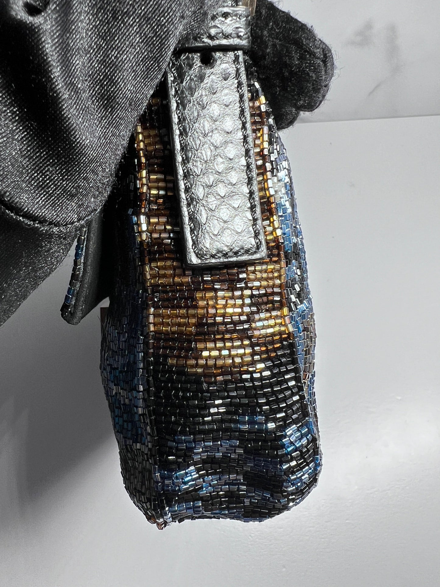 Fendi colorful FF beaded baguette