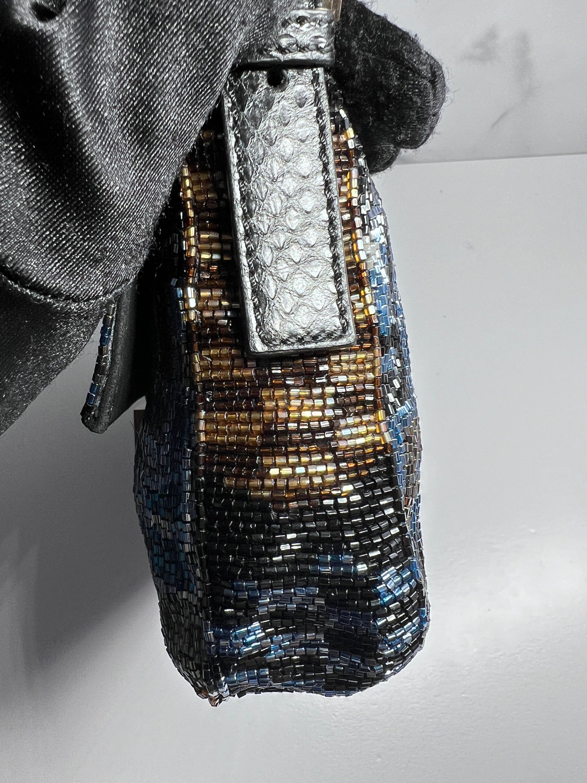 Fendi colorful FF beaded baguette