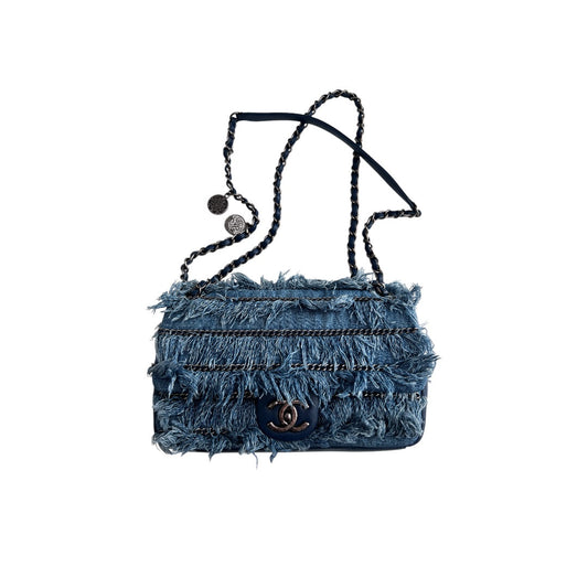Chanel Paris-Dubai denim flap bag