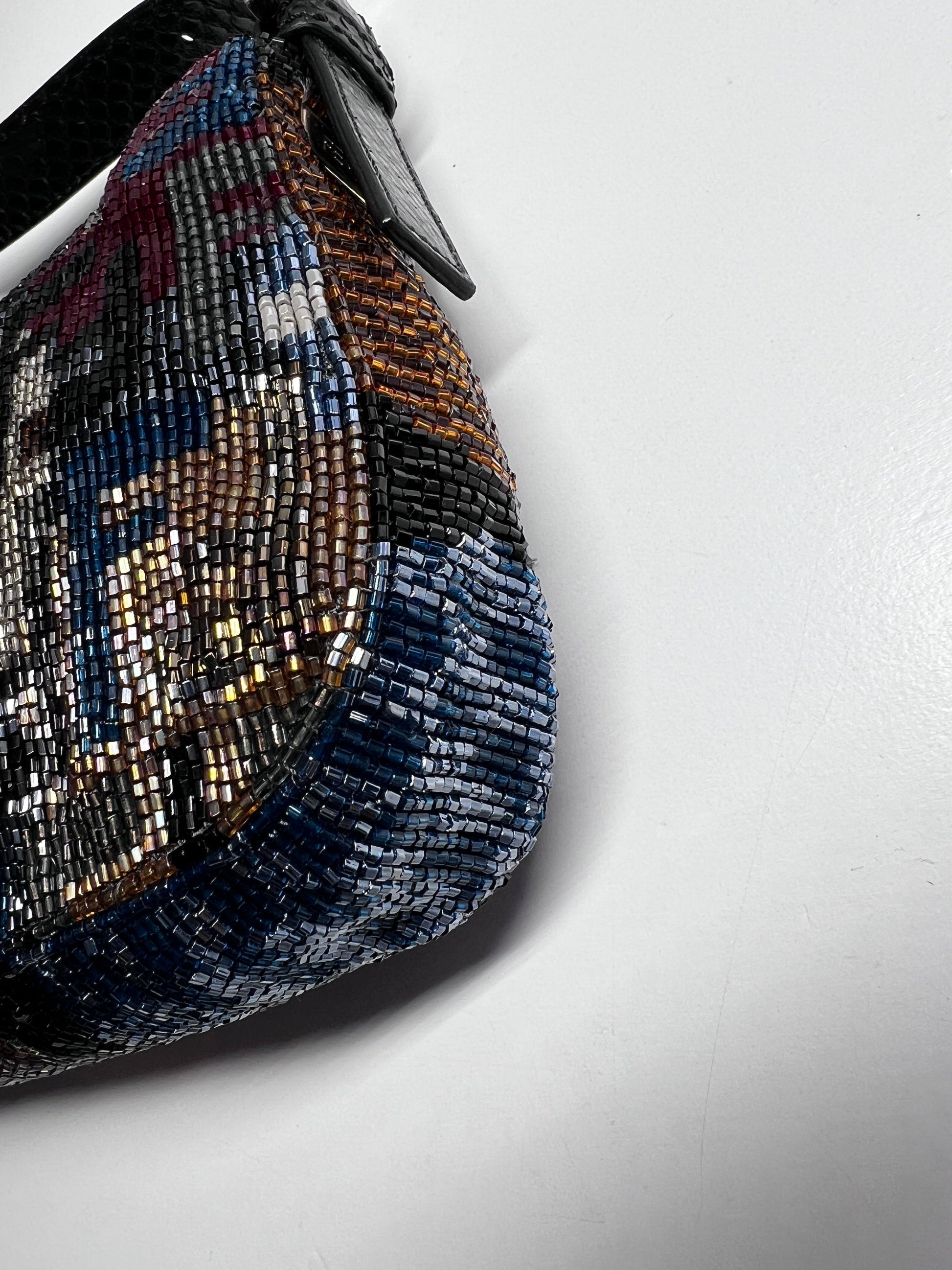 Fendi colorful FF beaded baguette