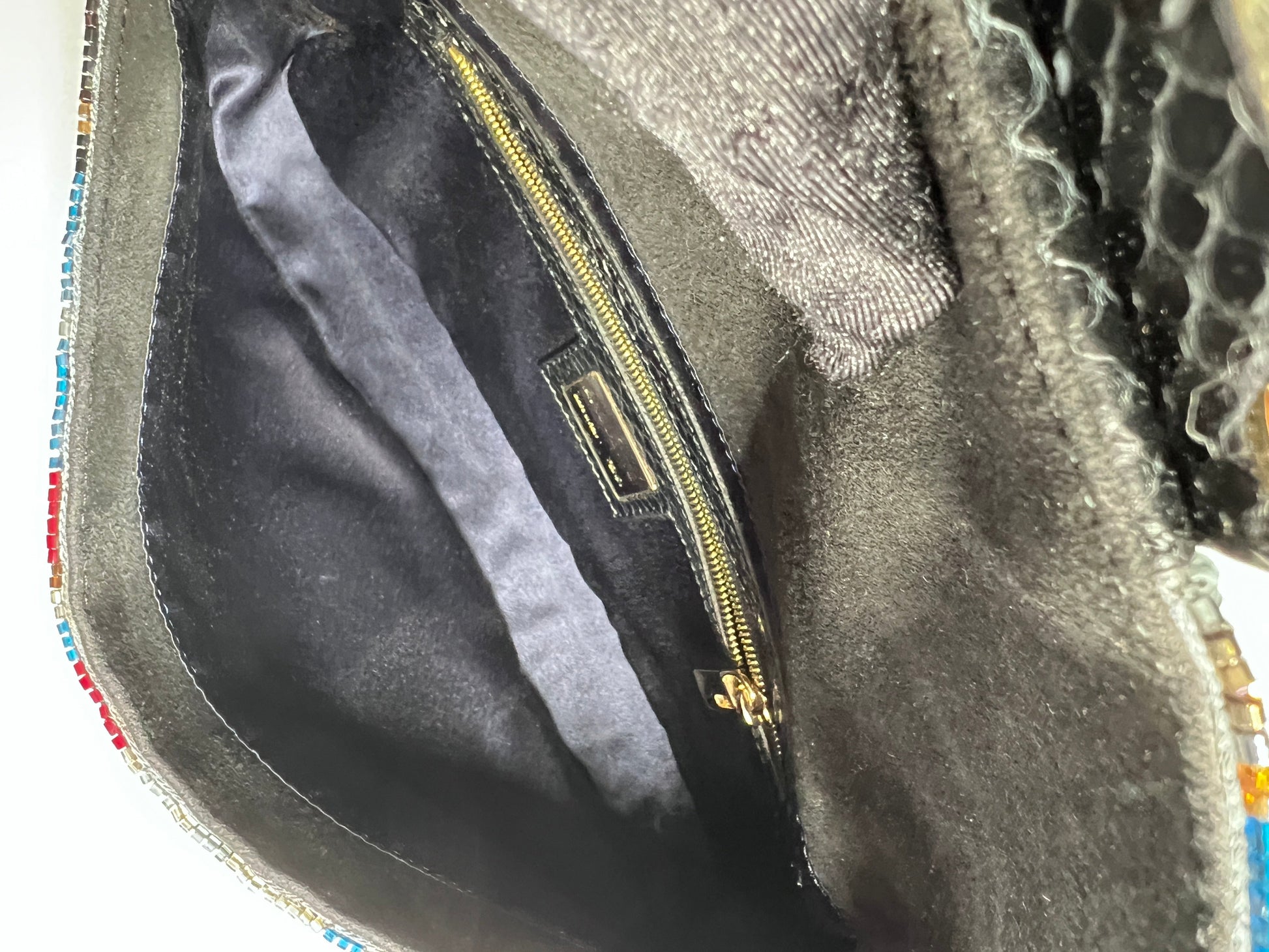 Fendi colorful FF beaded baguette