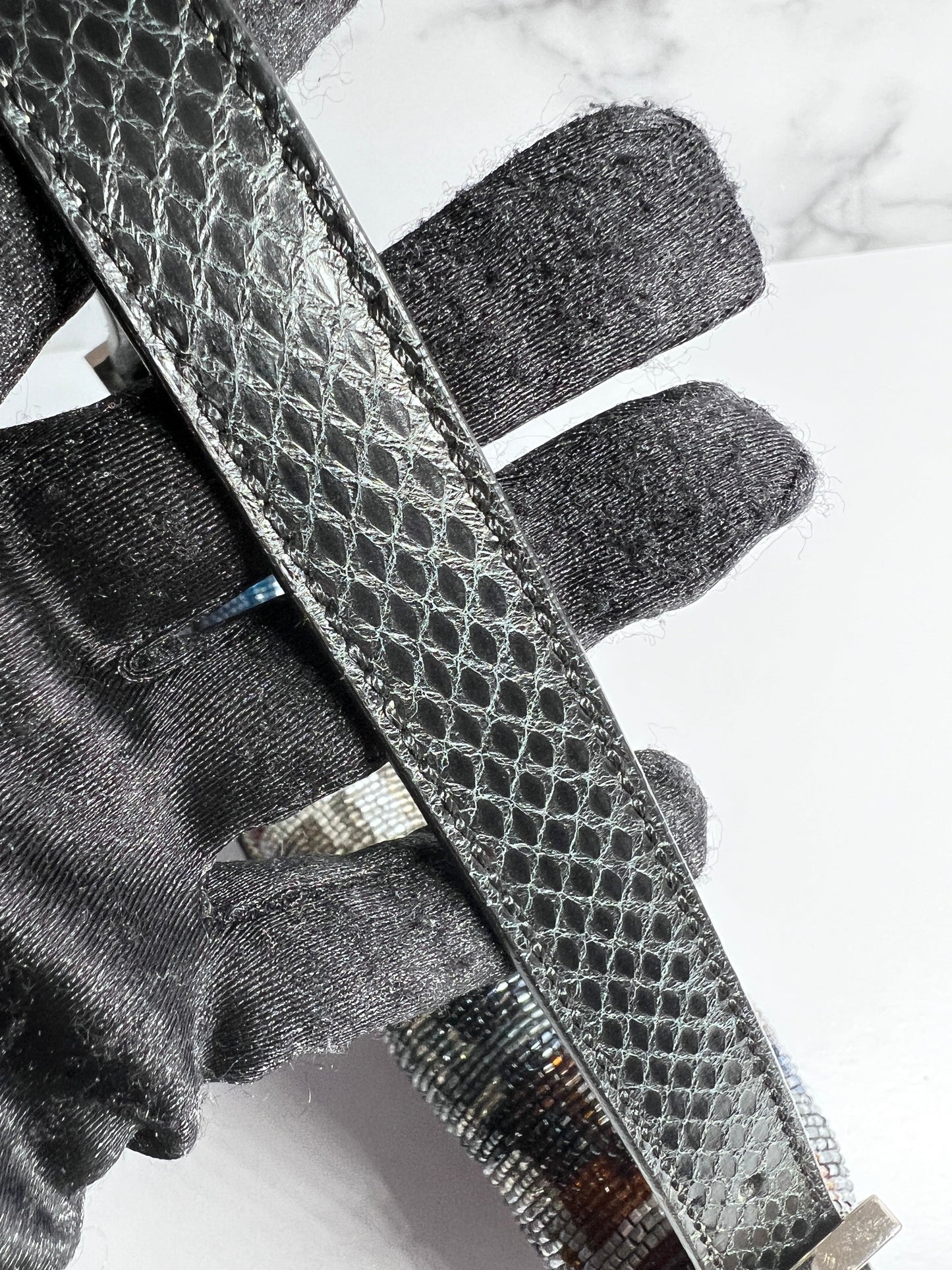 Fendi colorful FF beaded baguette