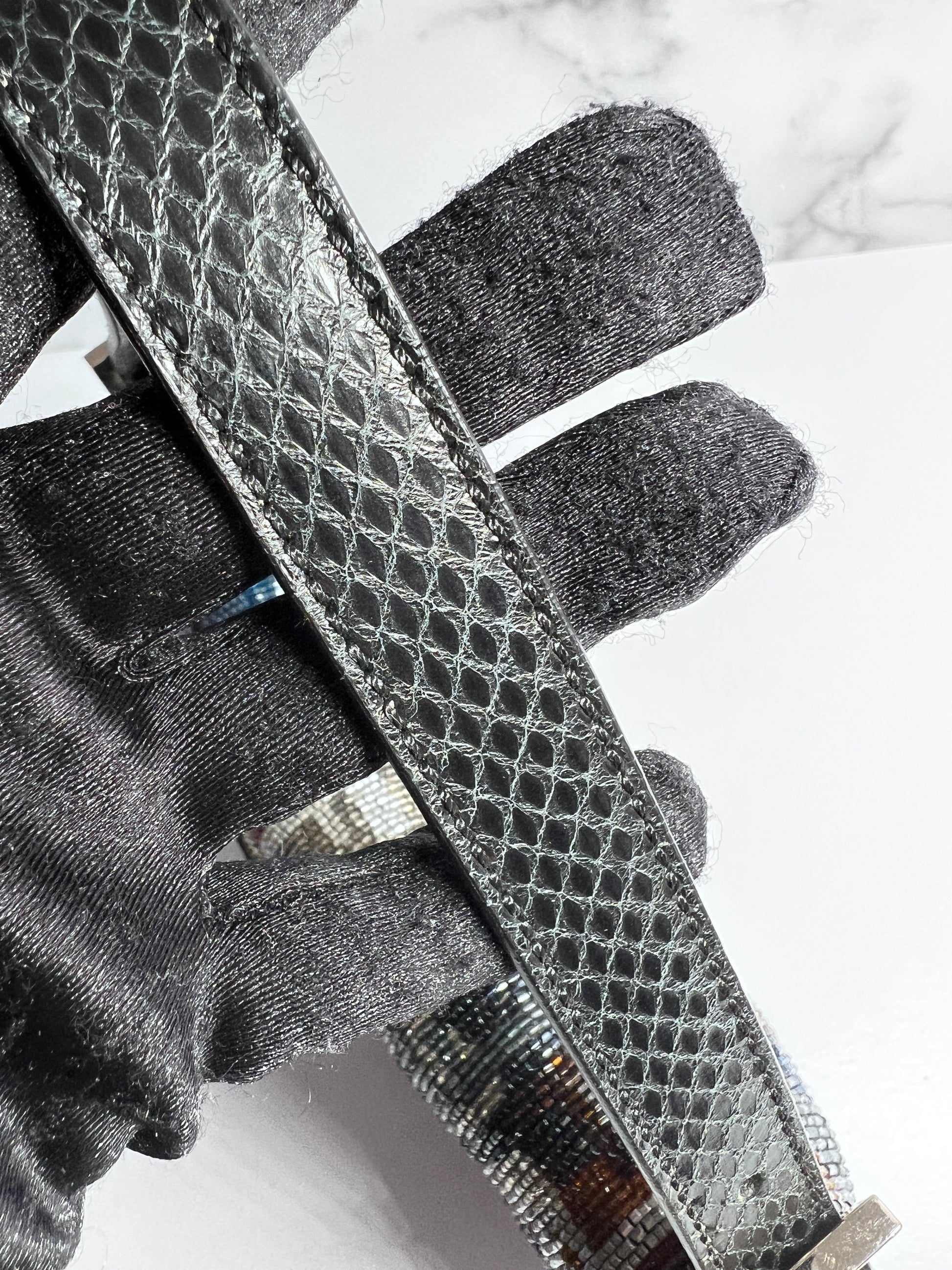 Fendi colorful FF beaded baguette