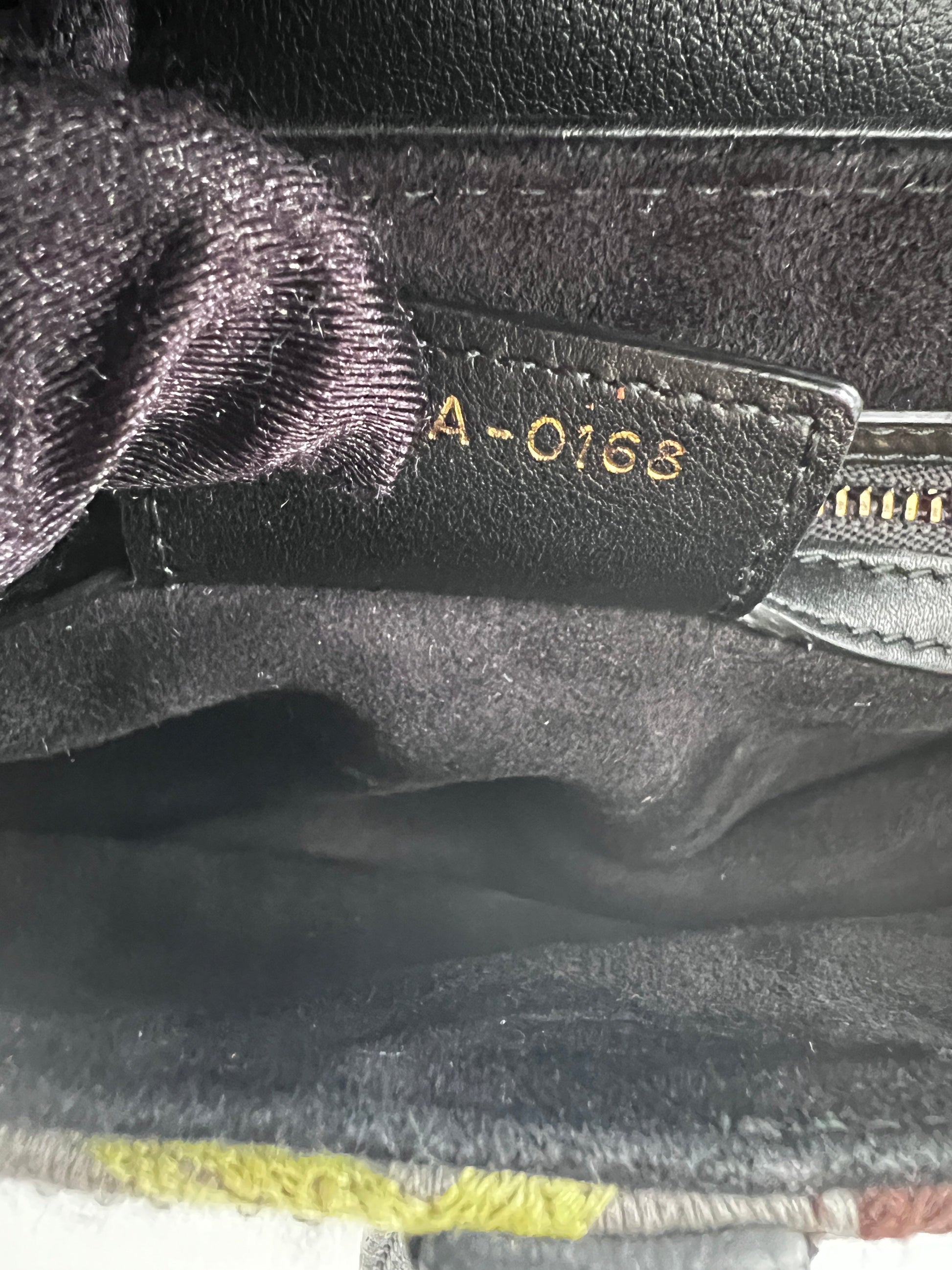 Dior new style beaded saddle bag from 2018 collection