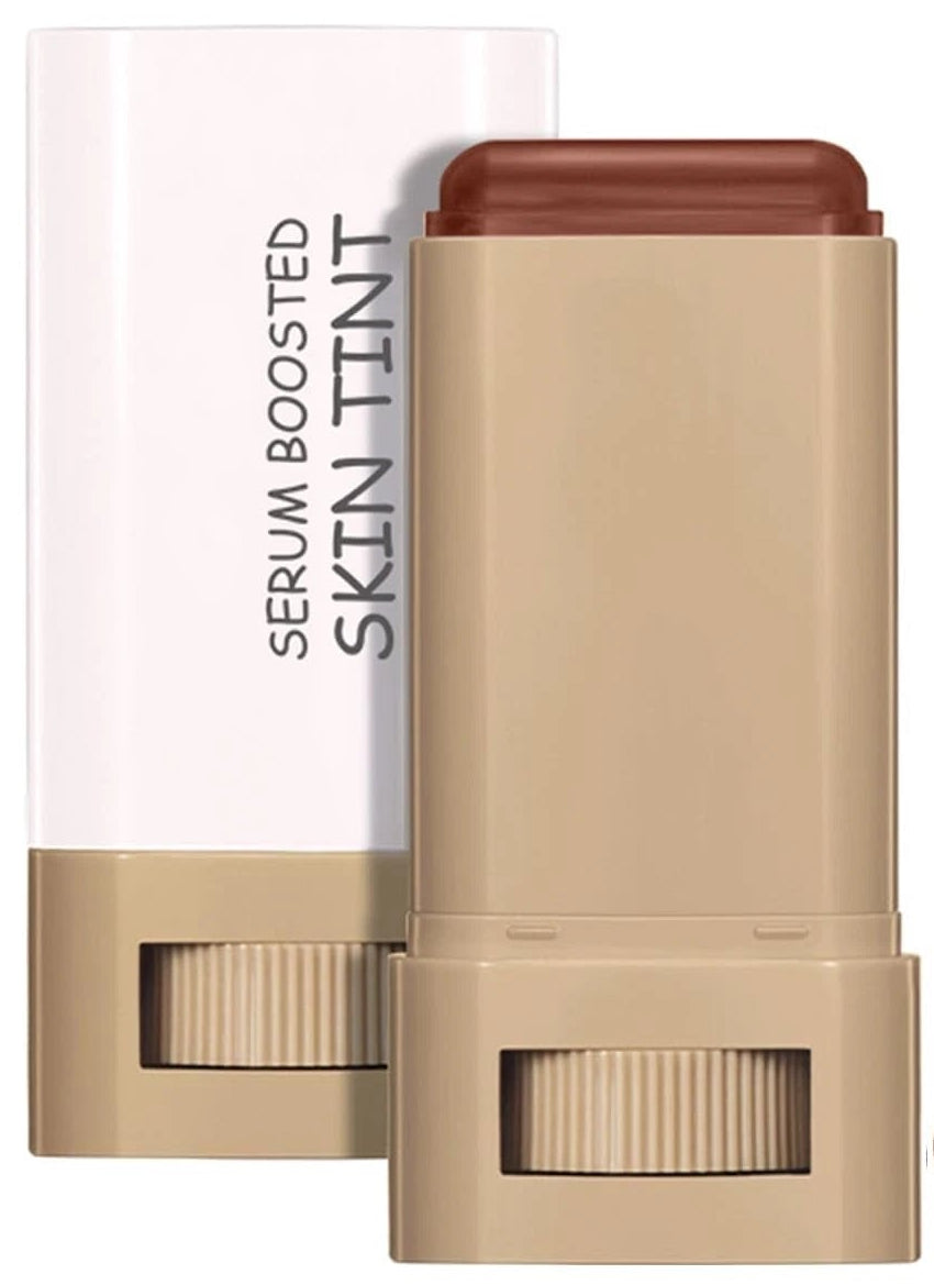 Foundation Stick - Skin Tint & Contour Stick, Serum-Boosted Beauty Balm, Buildable Coverage, Natural Finish, Long-Lasting Wear, For Many Skin Tones